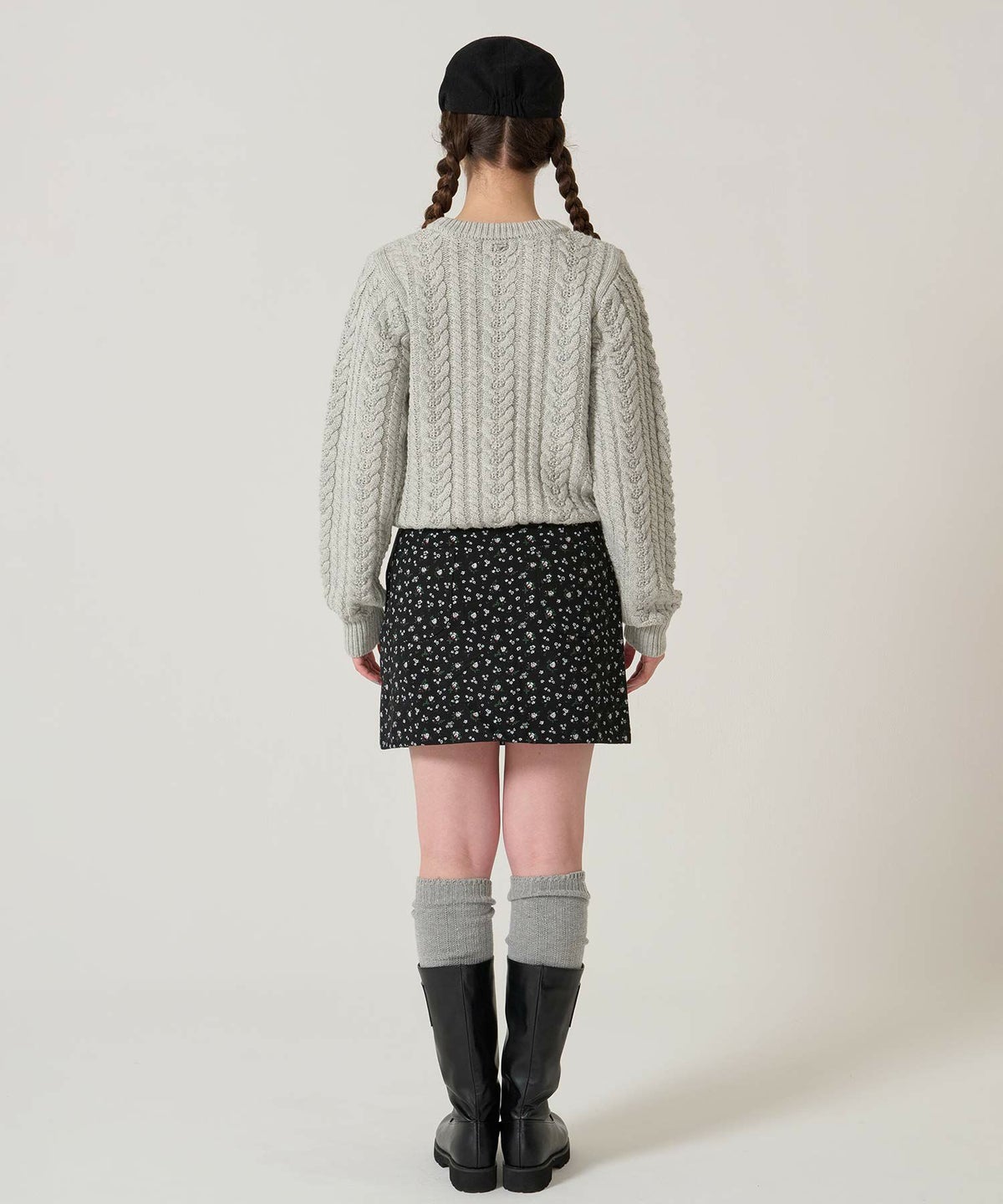 花柄/ミニ/スカート