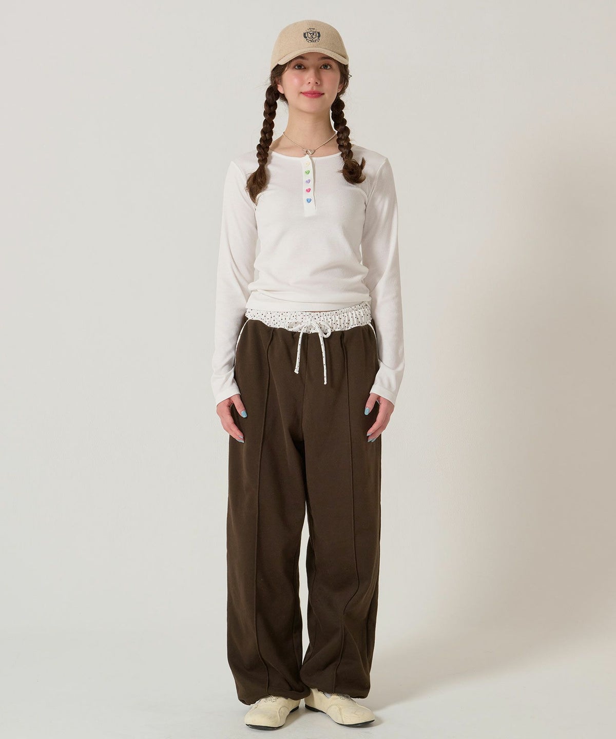 星/裏起毛パンツ/スウェット