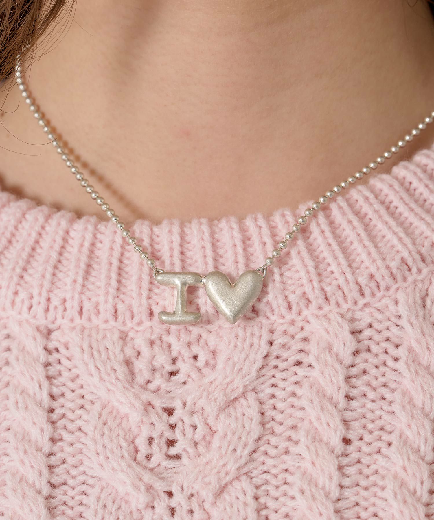 I Love You ペアネックレス TINA：JOJUN 全1色｜tnj945-1168【3
