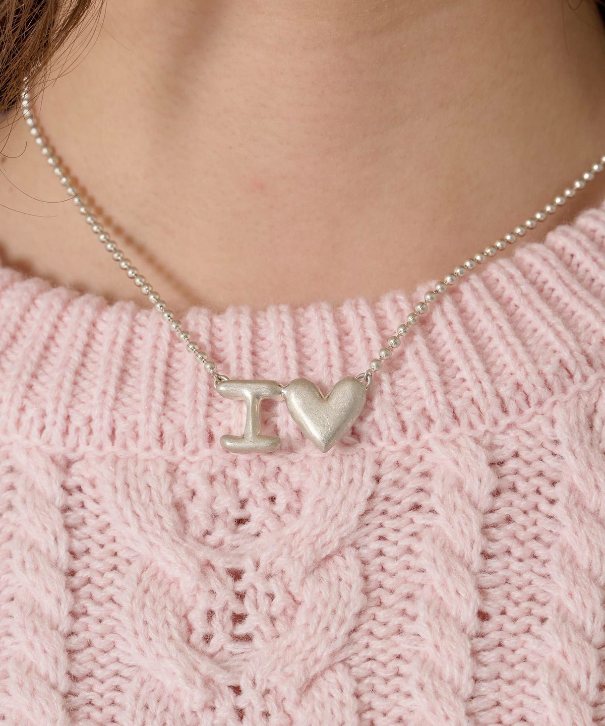 ペア/ネックレス/シルバー/ラブ