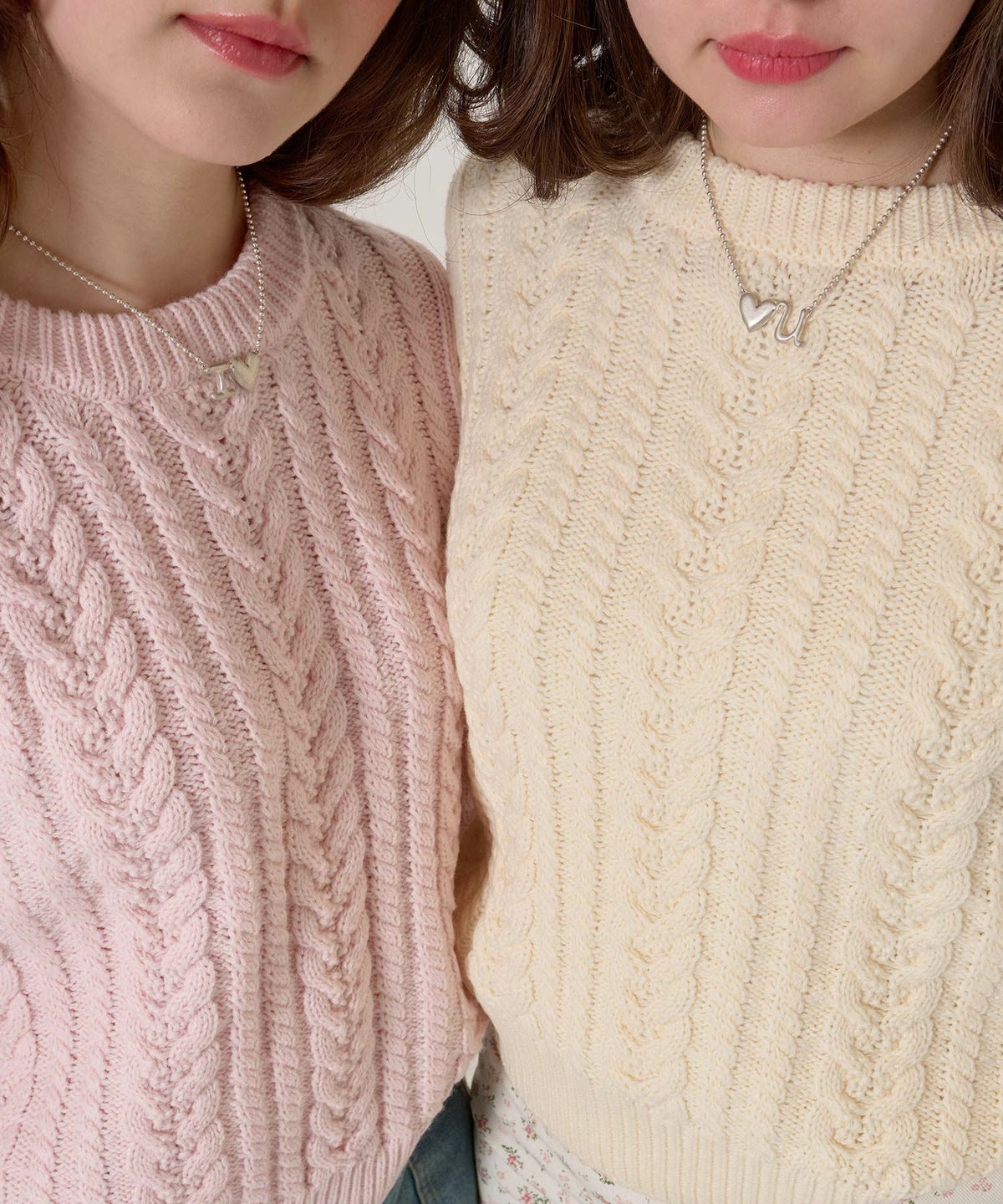 ペア/ネックレス/シルバー/ラブ