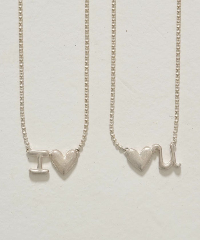 ペア/ネックレス/シルバー/ラブ