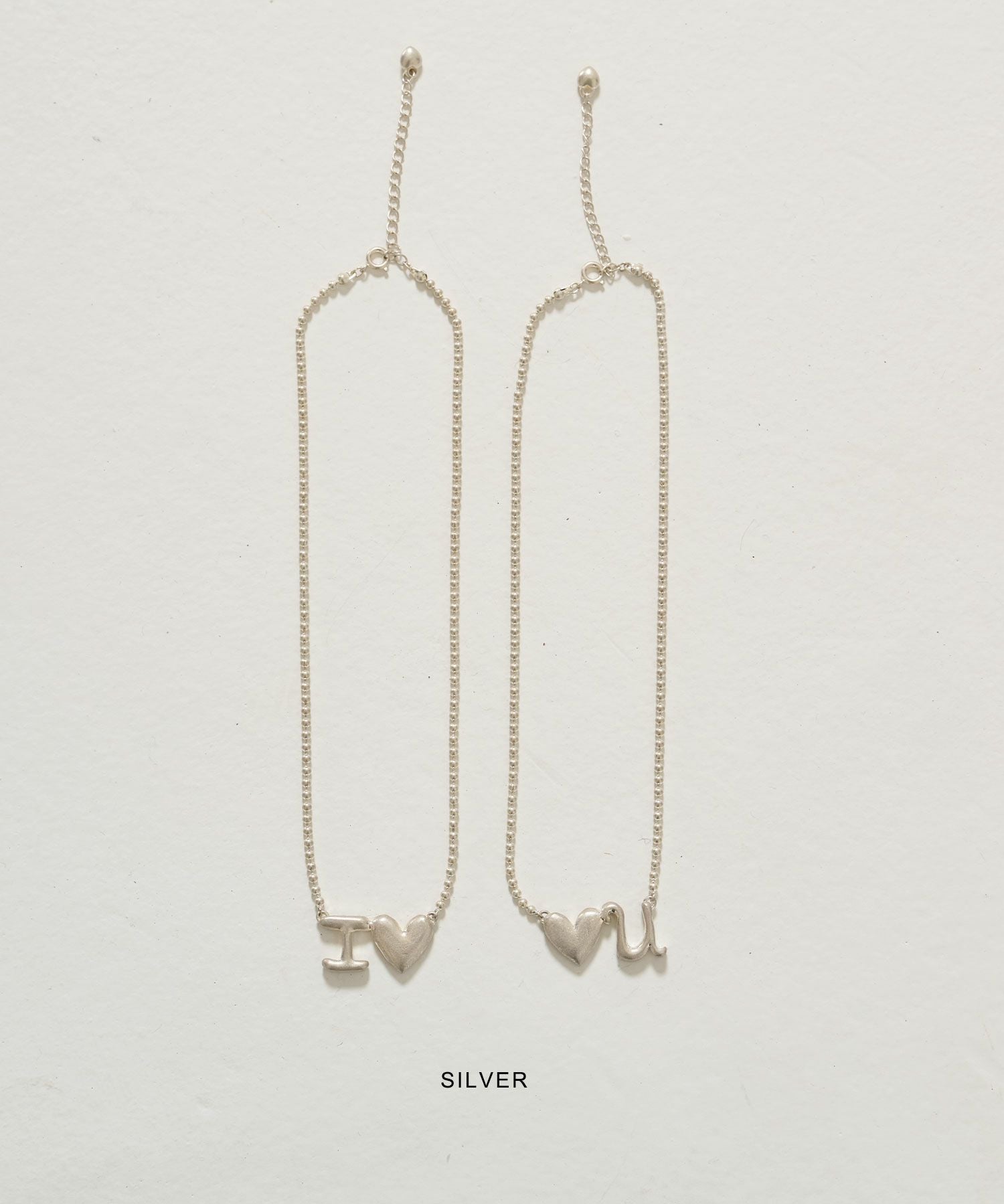 Love is. ♡ペアシェイプ リアンネックレス♡ I Love You ペアネックレス TINA：JOJUN 全1色｜tnj945-1168【3