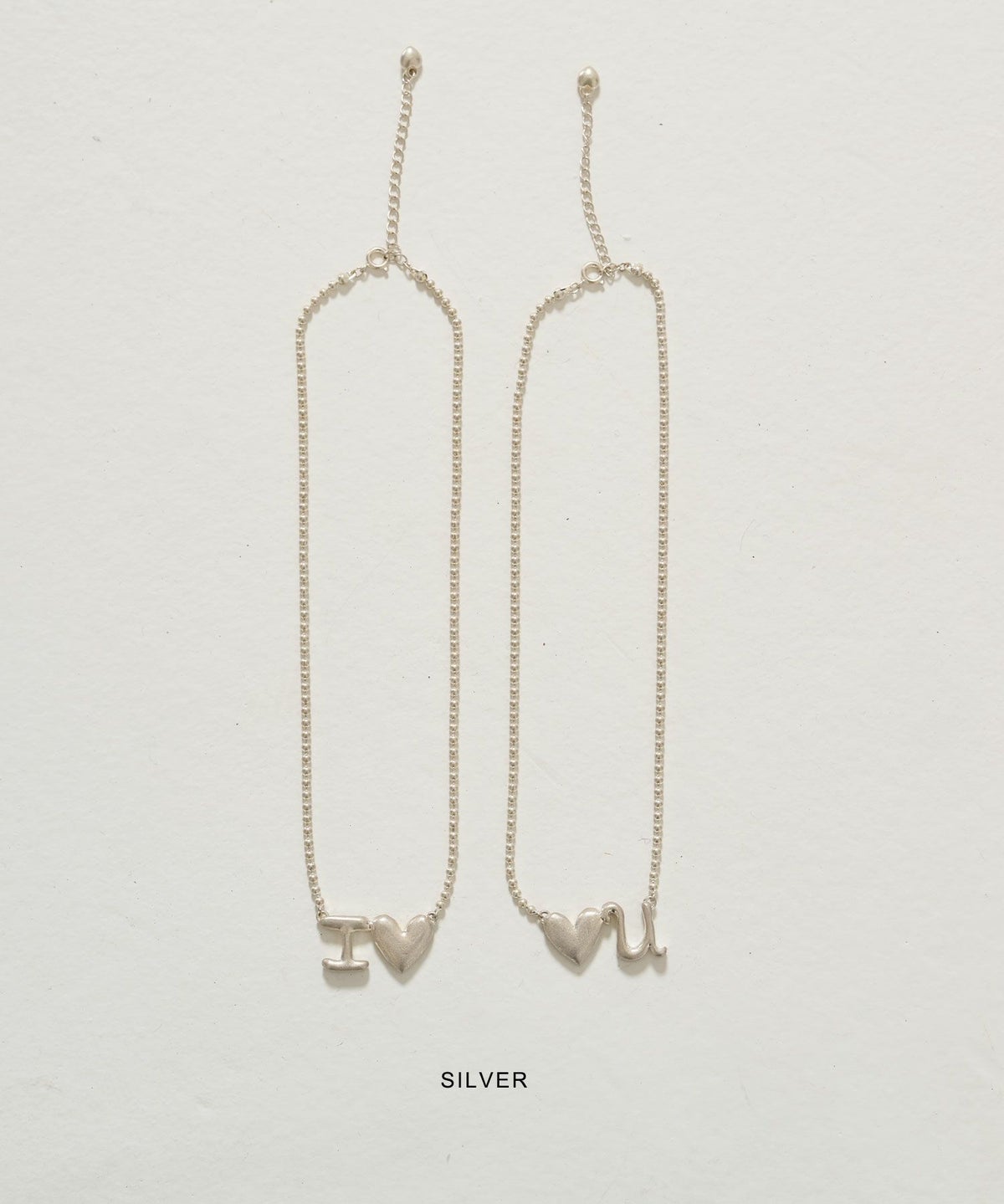 ペア/ネックレス/シルバー/ラブ