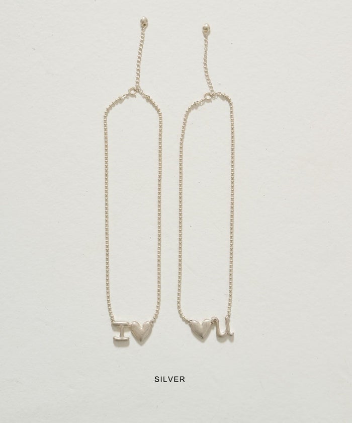 ペア/ネックレス/シルバー/ラブ