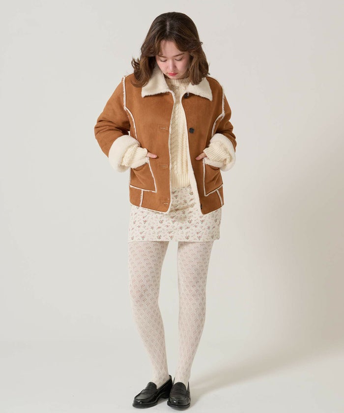 ニット/タイツ/アイボリー