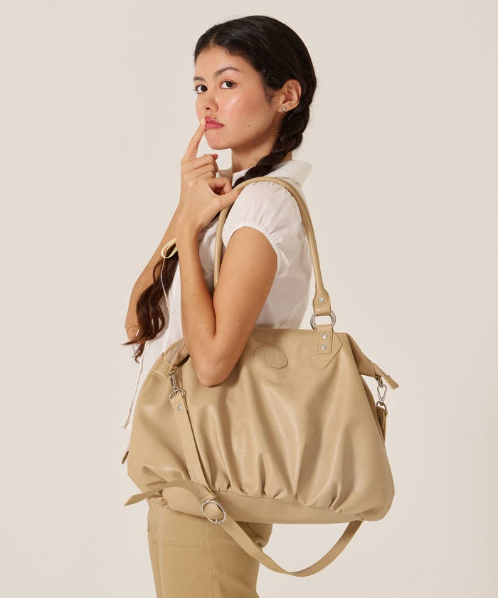  バッグ/大容量/フェイクレザー