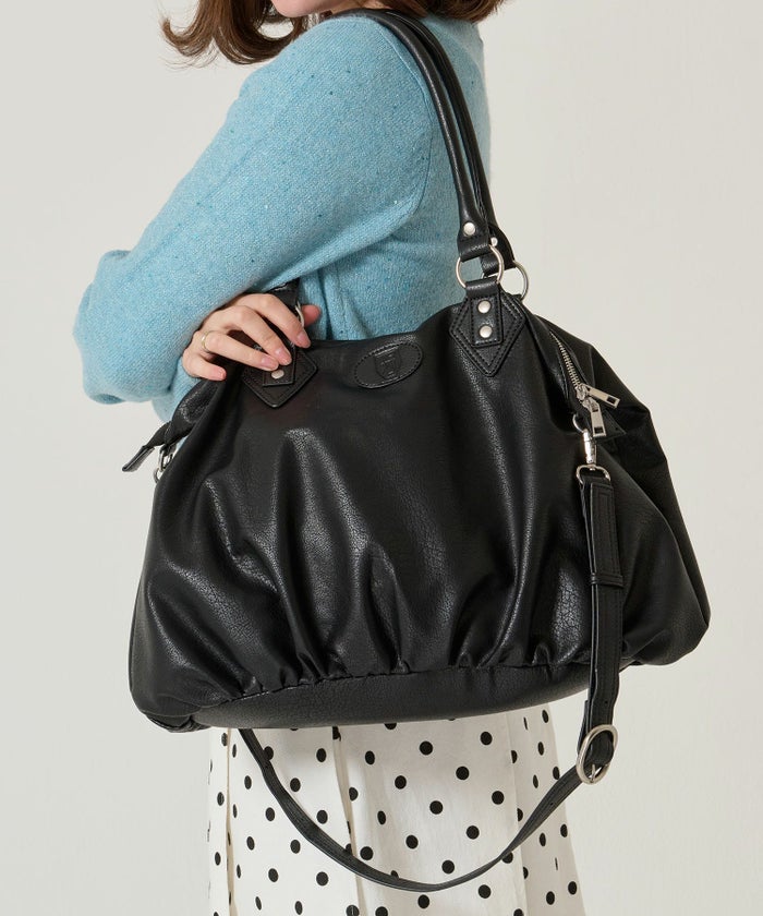  バッグ/大容量/フェイクレザー