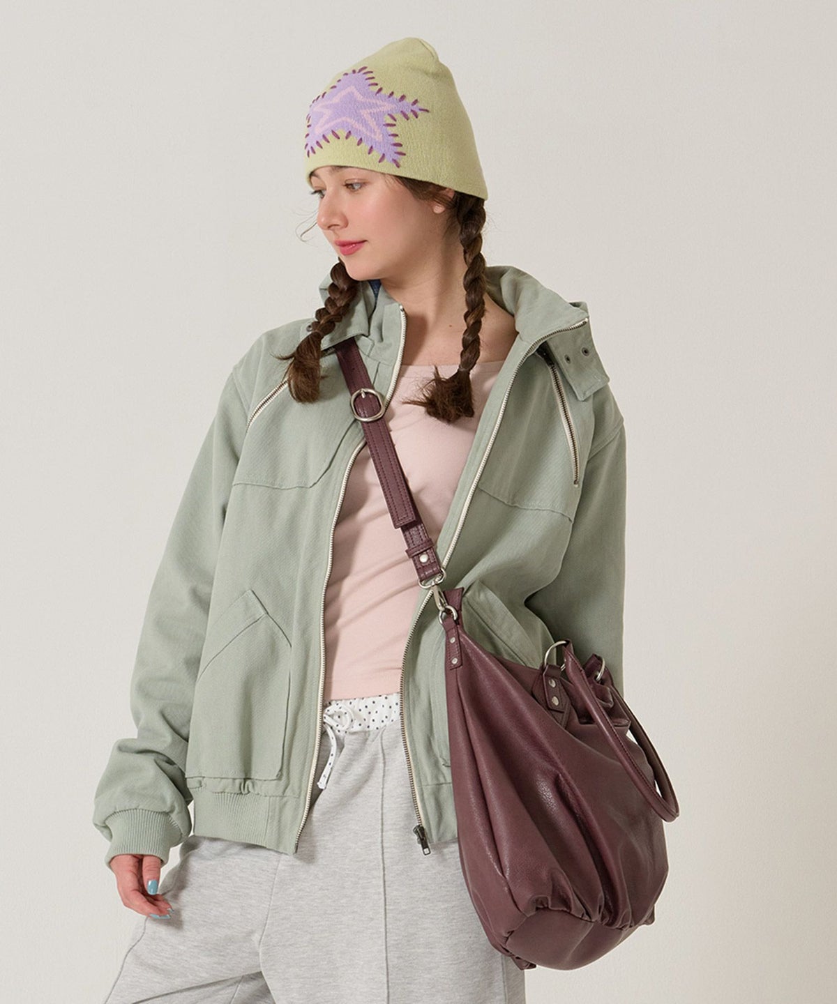  バッグ/大容量/フェイクレザー