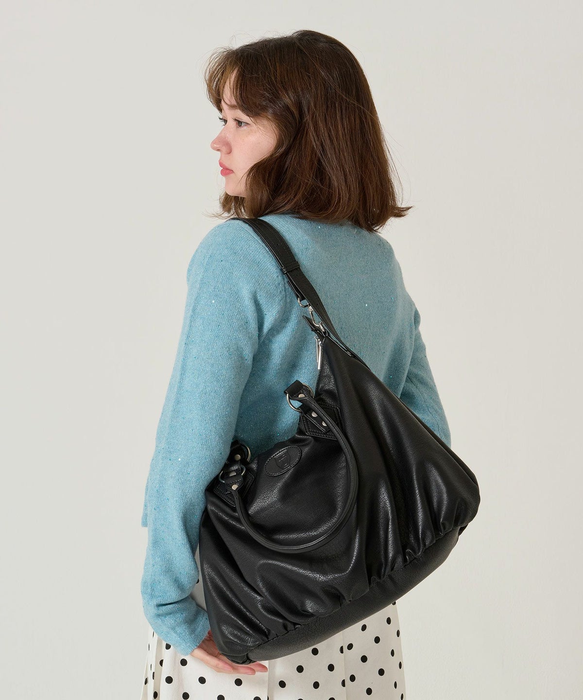  バッグ/大容量/フェイクレザー