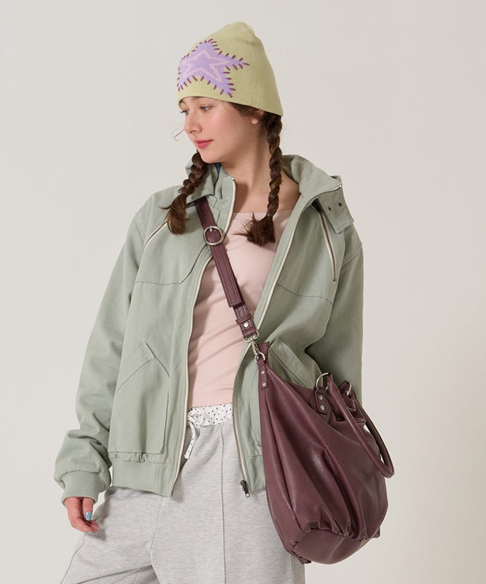  バッグ/大容量/フェイクレザー