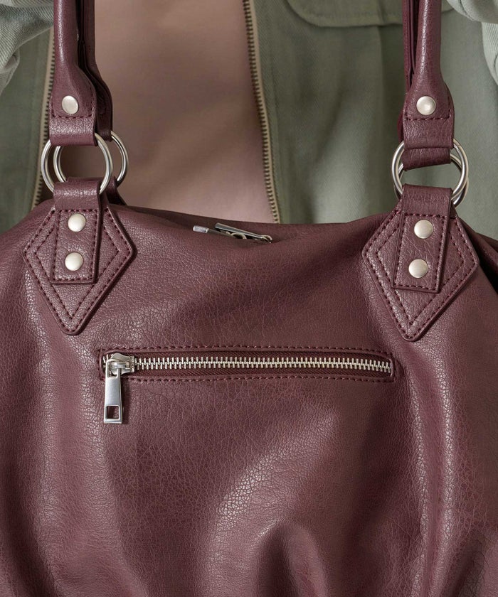  バッグ/大容量/フェイクレザー