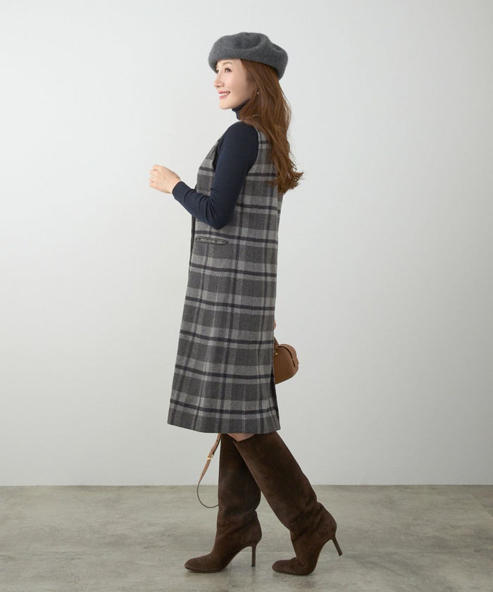 レディース 大人可愛い 上品 きれいめ オフィス 大人カジュアル フェミニン ノーカラー ジョイントスペース