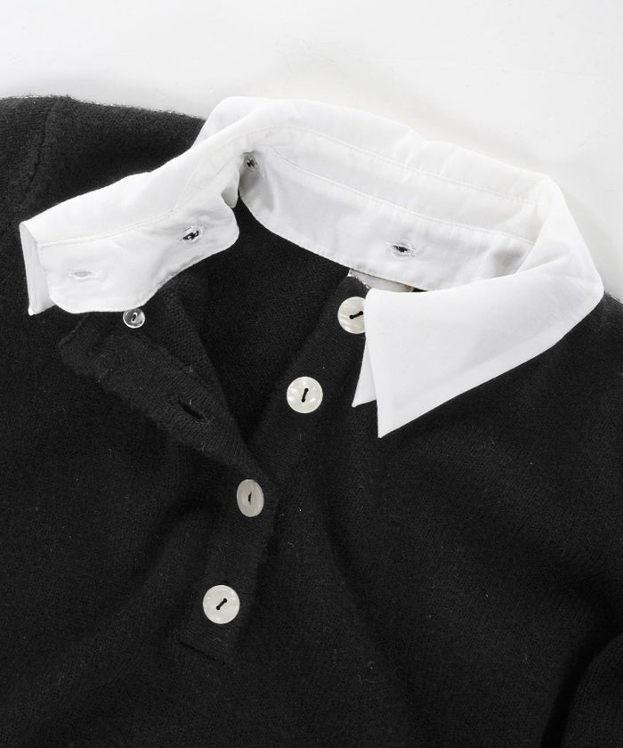 手洗い可 セットアップ対応 取り外し可 長袖 大人可愛い 上品 きれいめ オフィス 大人カジュアル フェミニン ジョイントスペース