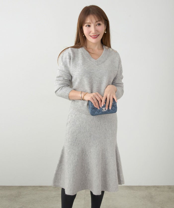 手洗い可 セットアップ対応 レディース 大人可愛い 上品 きれいめ 体型カバー オフィス 大人カジュアル フェミニン ジョイントスペース