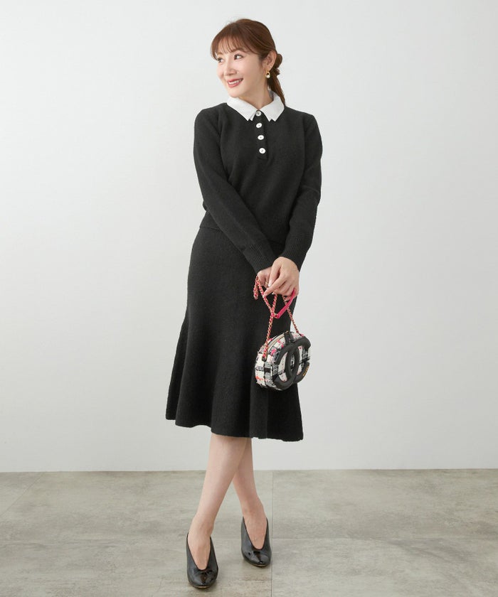 手洗い可 セットアップ対応 レディース 大人可愛い 上品 きれいめ 体型カバー オフィス 大人カジュアル フェミニン ジョイントスペース