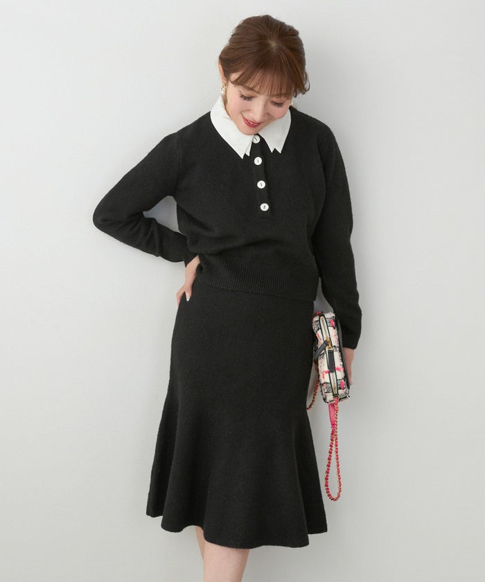 手洗い可 セットアップ対応 レディース 大人可愛い 上品 きれいめ 体型カバー オフィス 大人カジュアル フェミニン ジョイントスペース