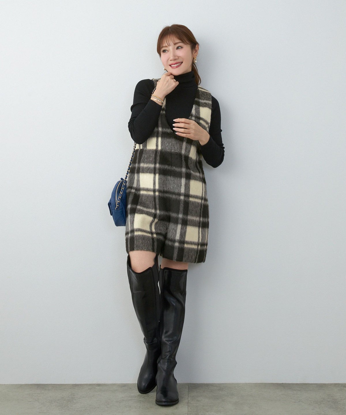 レディース 大人可愛い 上品 きれいめ 大人カジュアル フェミニン 柄 白黒 ジョイントスペース