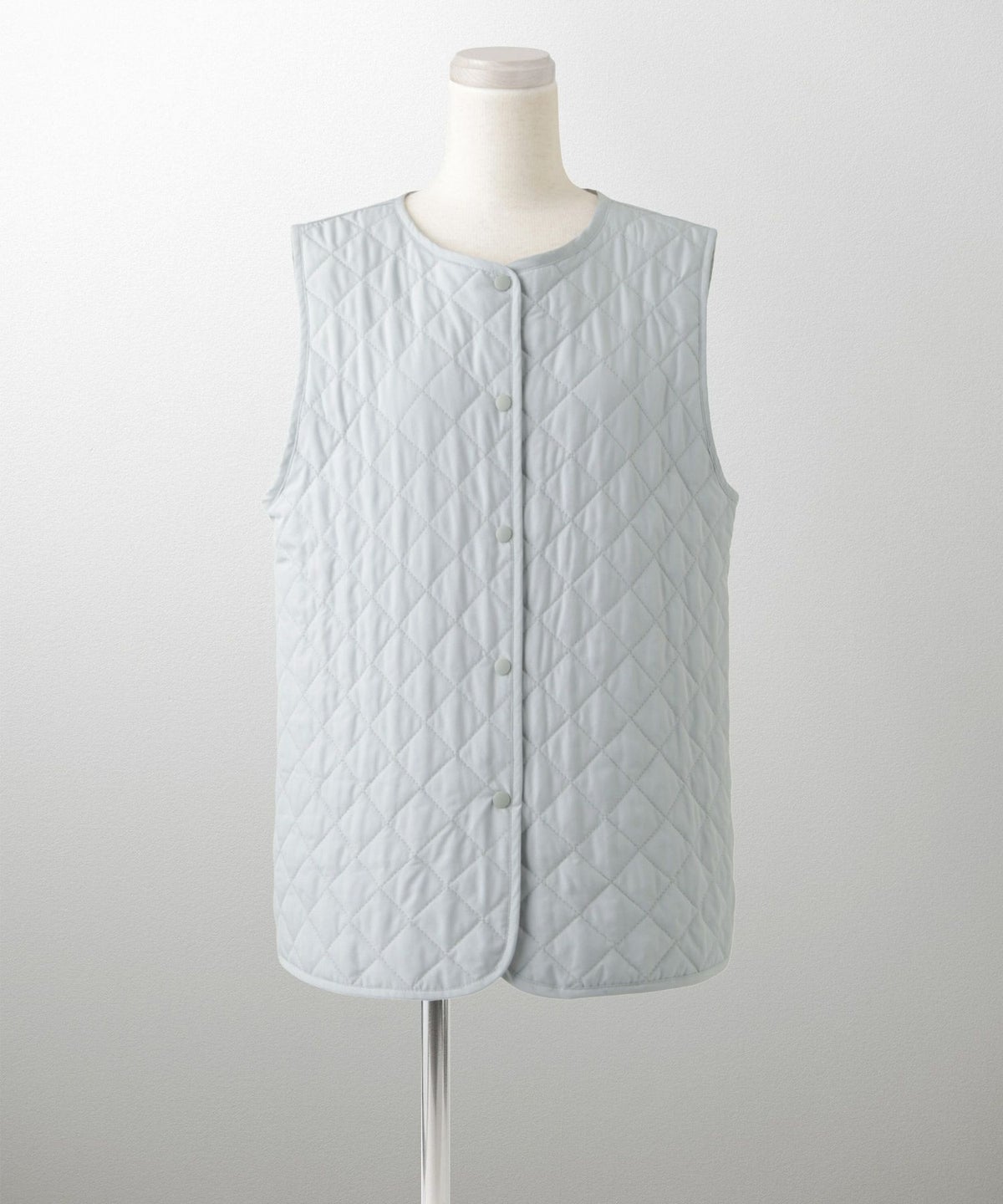 ライナー ベスト付き コート アウター レディース キルティング ベスト 2way 暖かい 可愛い きれいめ サックス ベージュ ブラック M