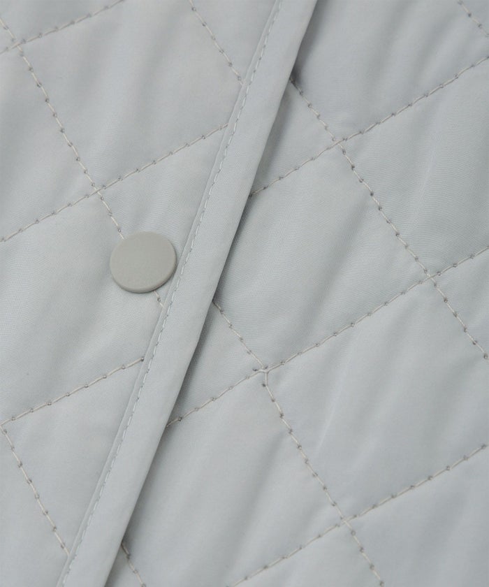 ライナー ベスト付き コート アウター レディース キルティング ベスト 2way 暖かい 可愛い きれいめ サックス ベージュ ブラック M