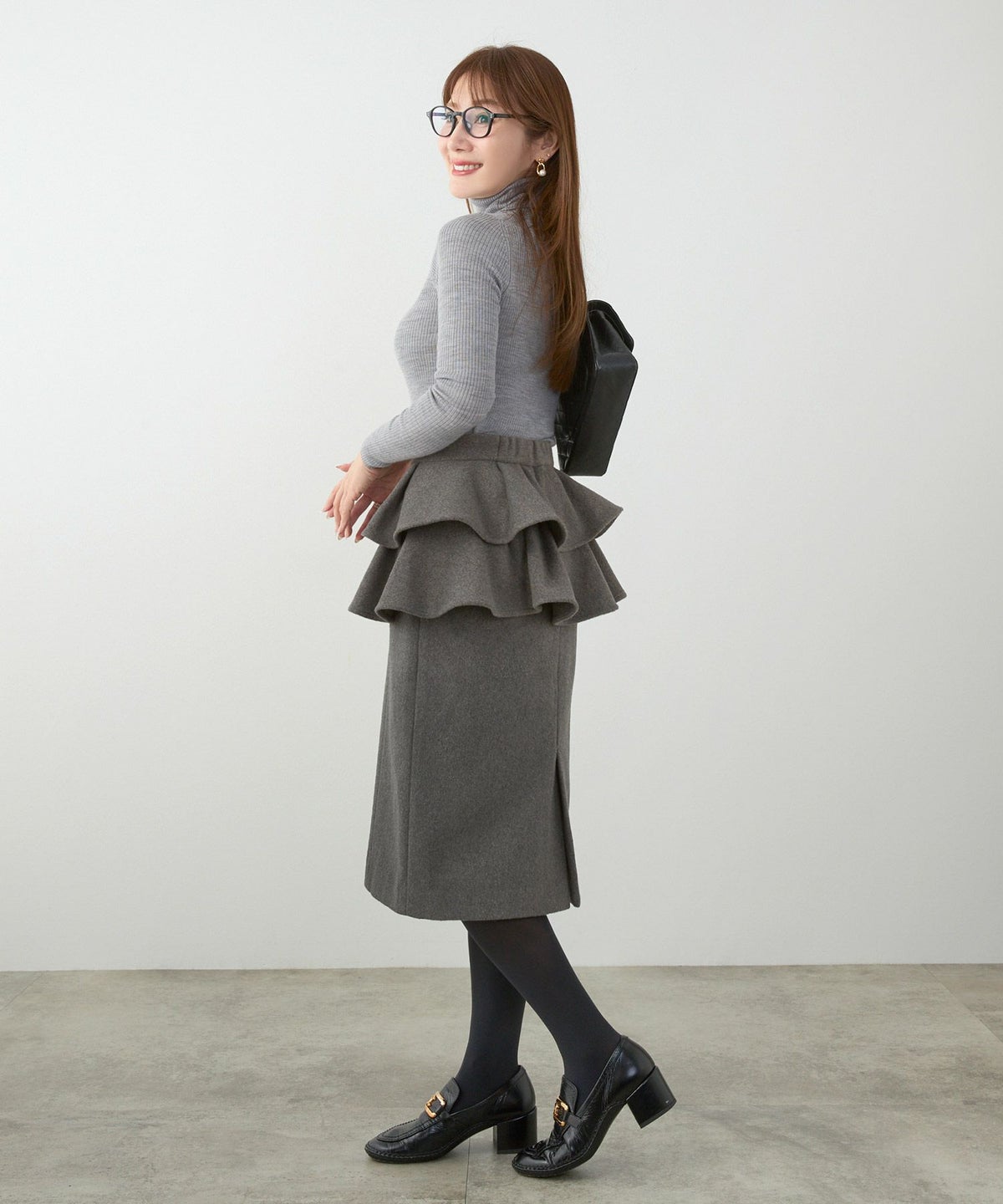 レディース大人可愛い上品きれいめ体型カバーオフィス大人カジュアルフェミニンジョイントスペース