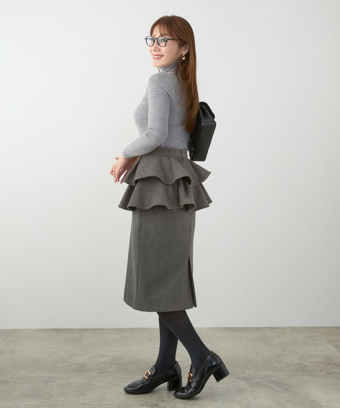 レディース大人可愛い上品きれいめ体型カバーオフィス大人カジュアルフェミニンジョイントスペース