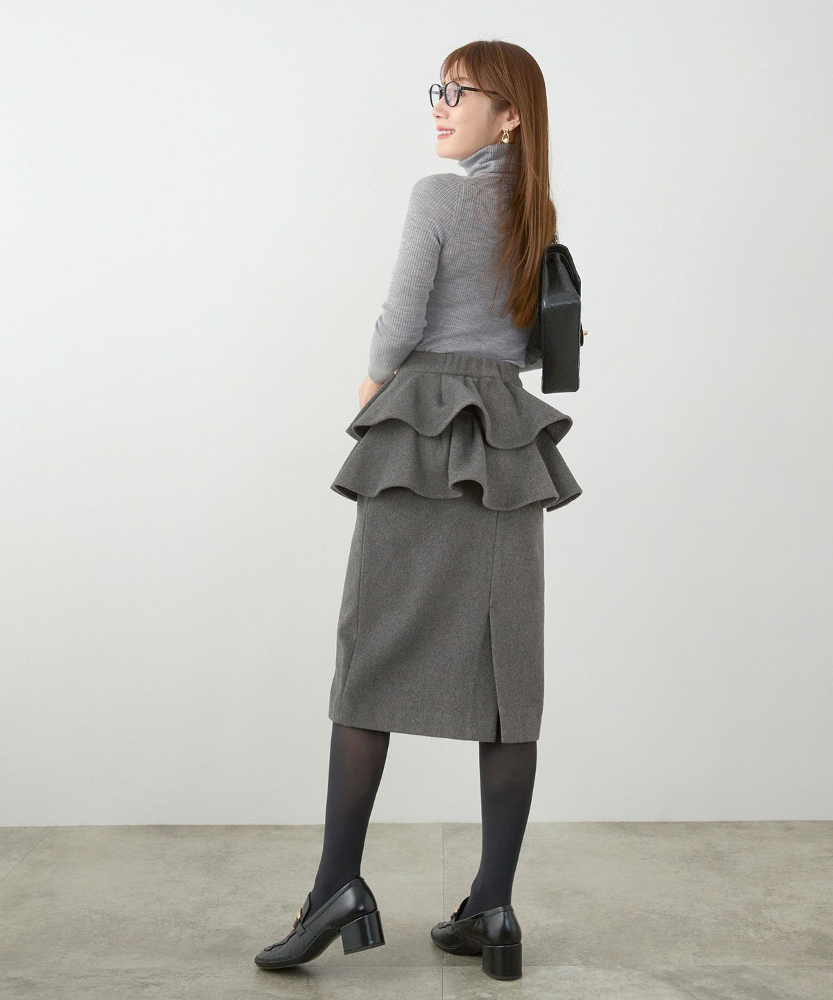 レディース大人可愛い上品きれいめ体型カバーオフィス大人カジュアルフェミニンジョイントスペース