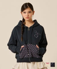 ダブルジップ/スター/パーカー