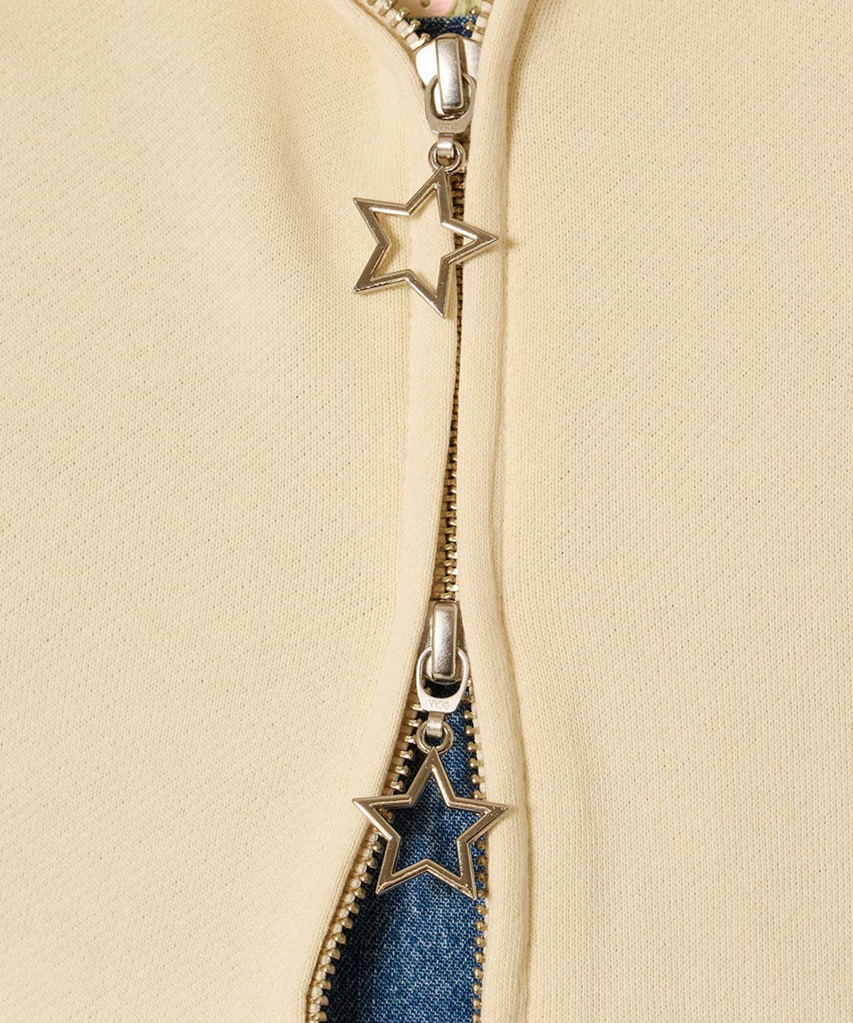 ダブルジップ/スター/パーカー