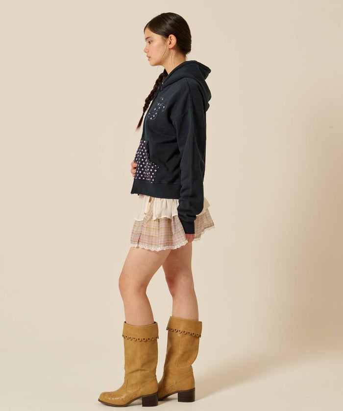 ダブルジップ/スター/パーカー