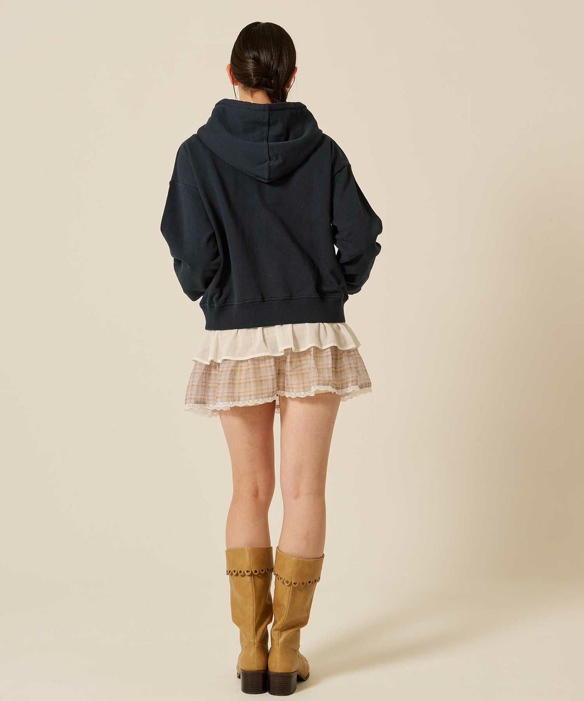 ダブルジップ/スター/パーカー