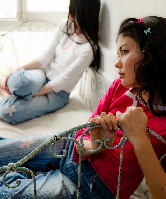 パッチワーク/花柄/デニム/パンツ