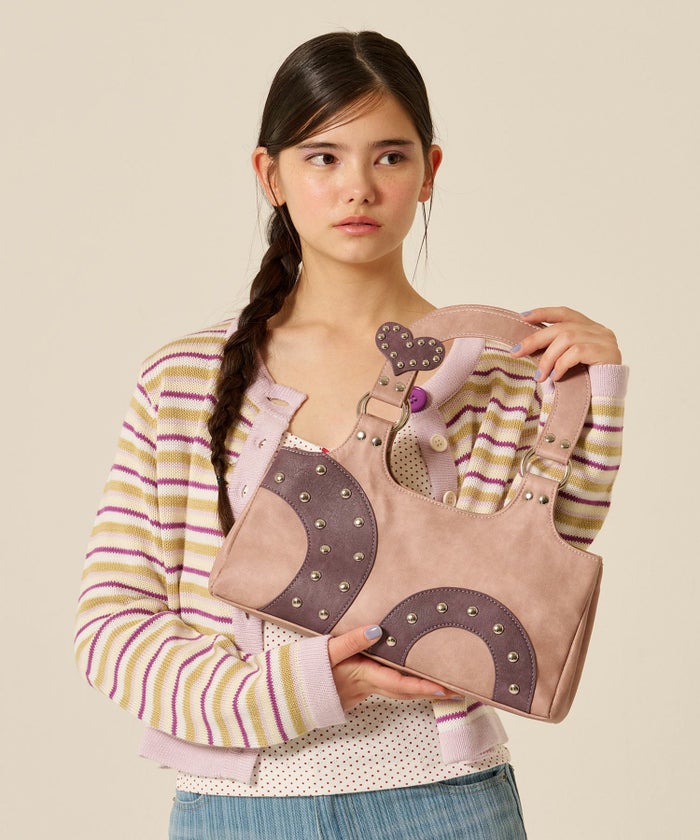 パッチワーク/ハンド/バッグ/ハート