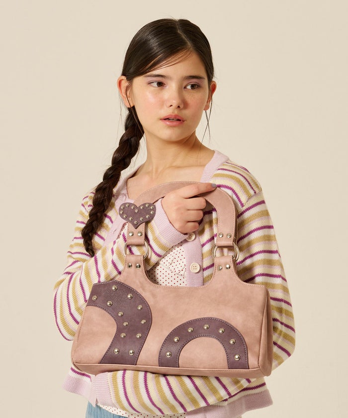 パッチワーク/ハンド/バッグ/ハート