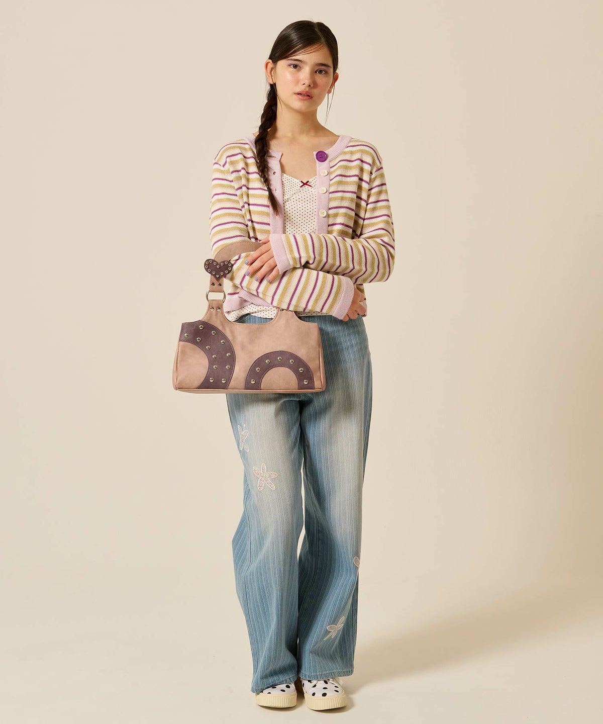 パッチワーク/ハンド/バッグ/ハート