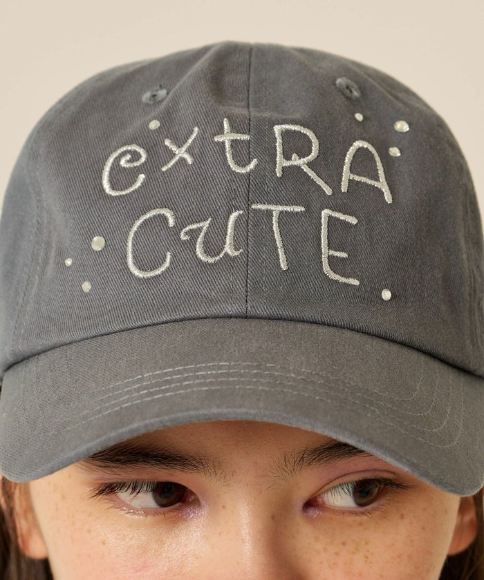 ストーン/キャップ/グレー