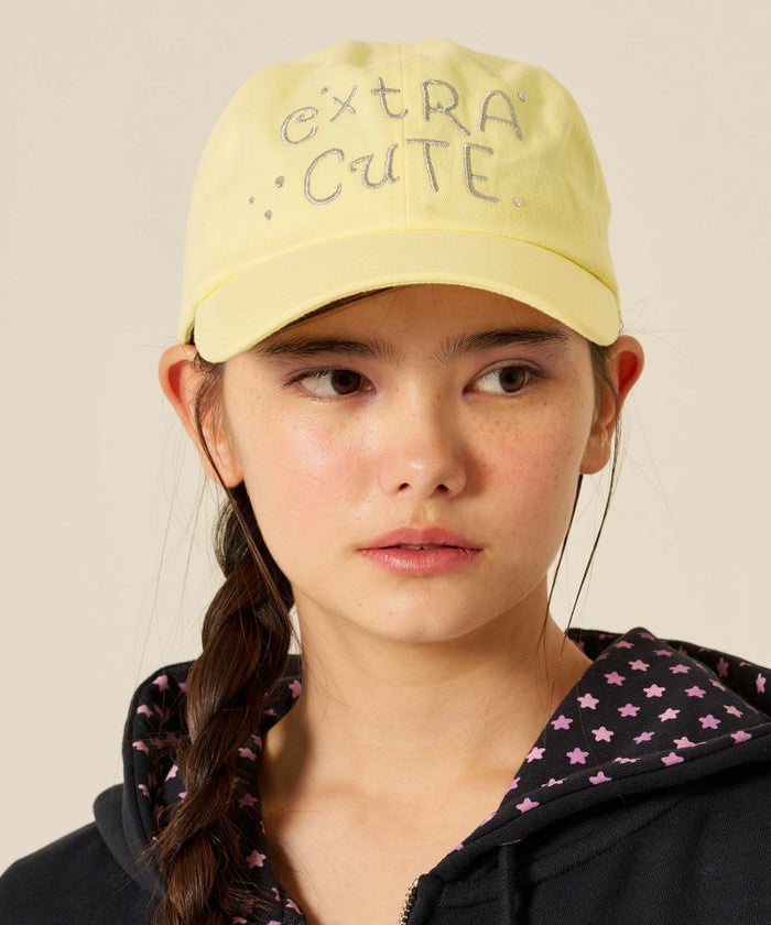 ストーン/キャップ/イエロー