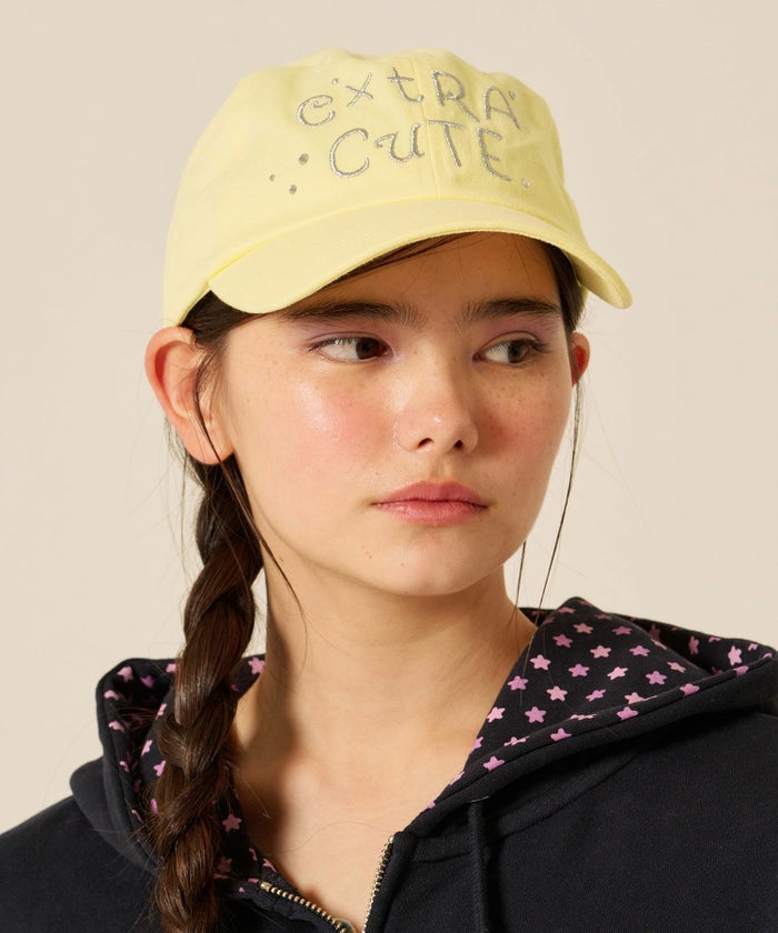 ストーン/キャップ/イエロー