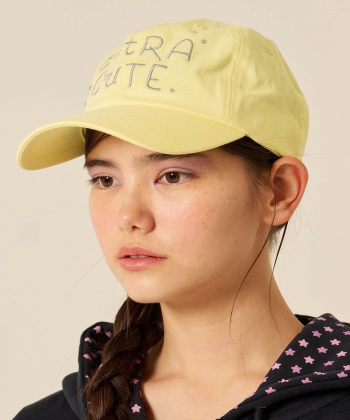 ストーン/キャップ/イエロー