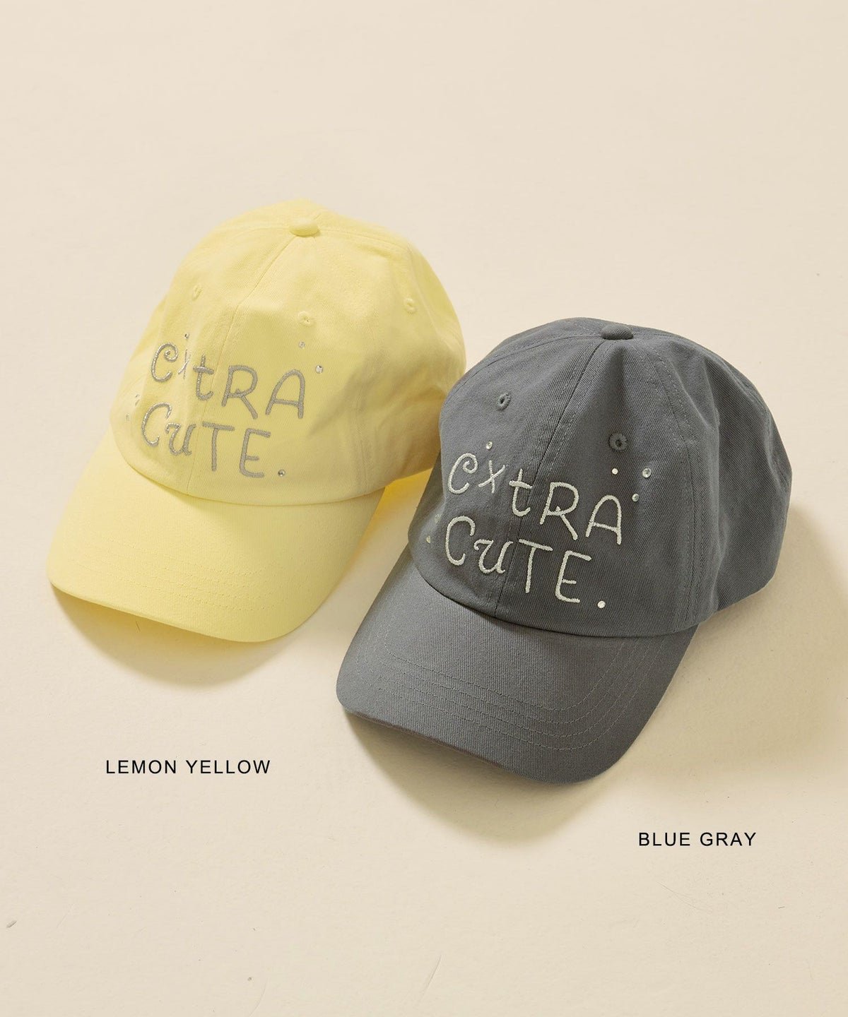 ストーン/キャップ/グレー/イエロー