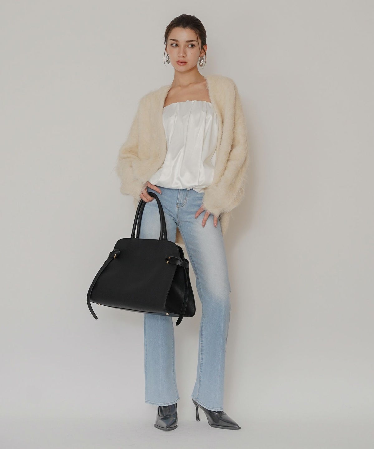 スリム フレア デニム KINO THE KEI