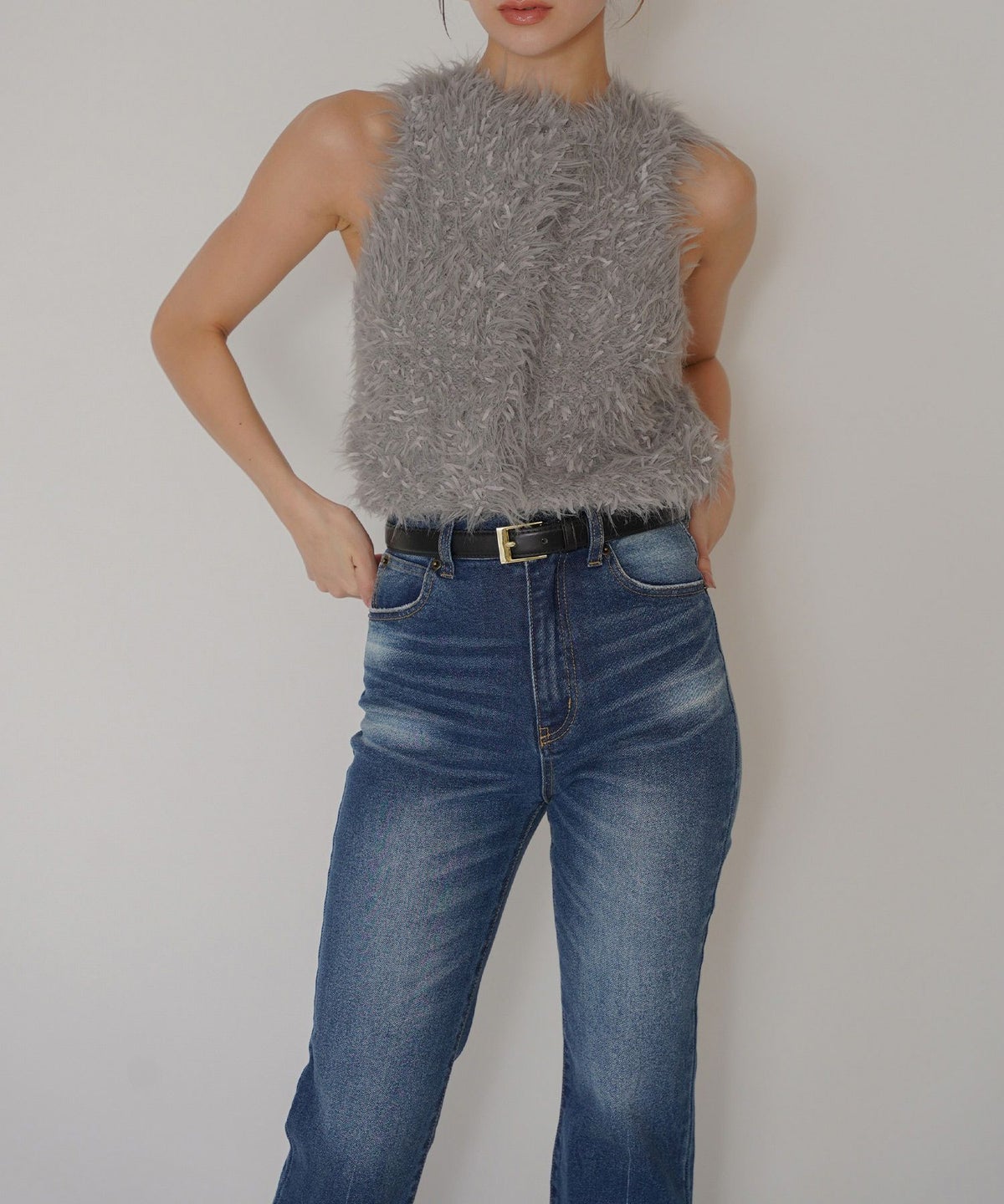 スリム フレア デニム KINO THE KEI