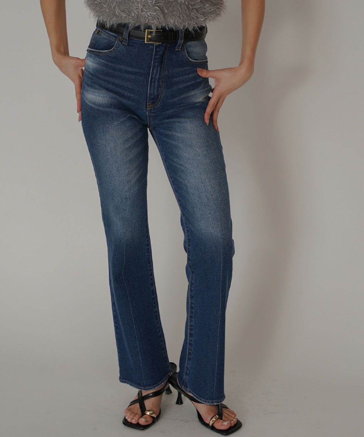 スリム フレア デニム KINO THE KEI