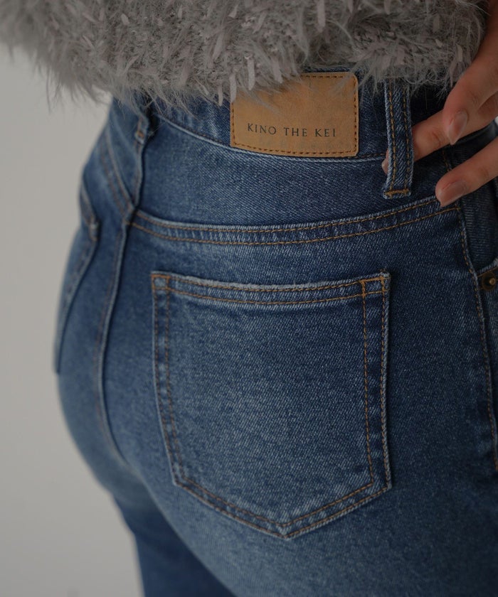 スリム フレア デニム KINO THE KEI