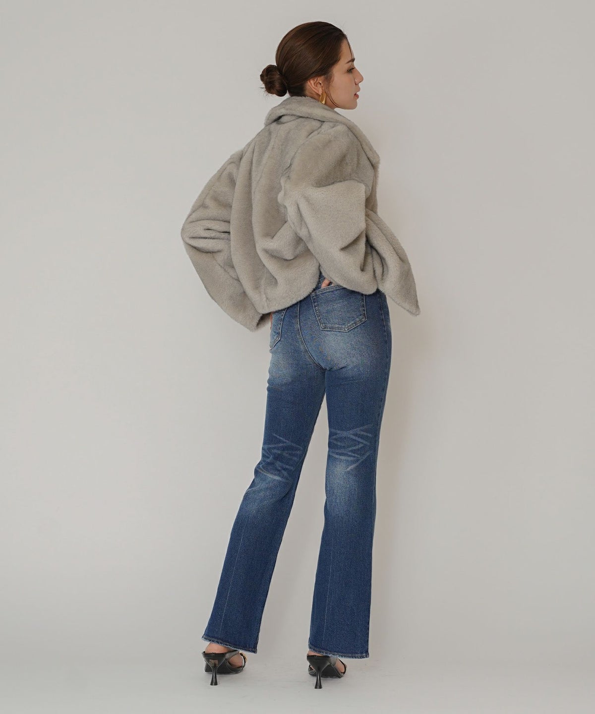 スリム フレア デニム KINO THE KEI