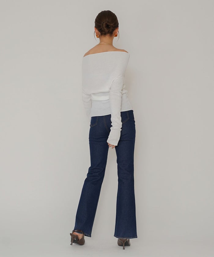 スリム フレア デニム KINO THE KEI