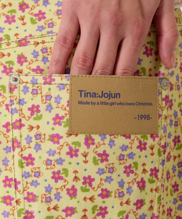 ハーフパンツ/花柄/カラーパンツ