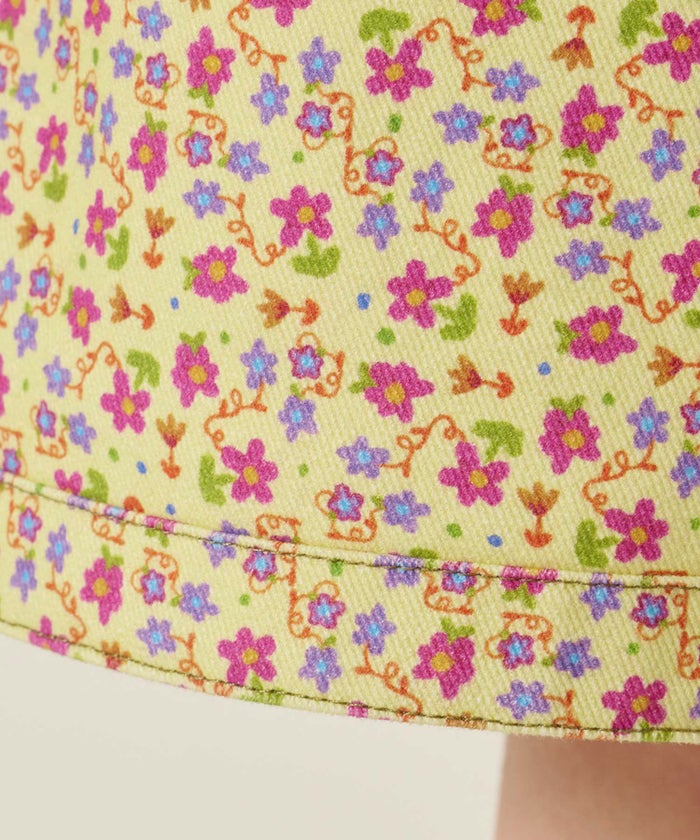 ハーフパンツ/花柄/カラーパンツ