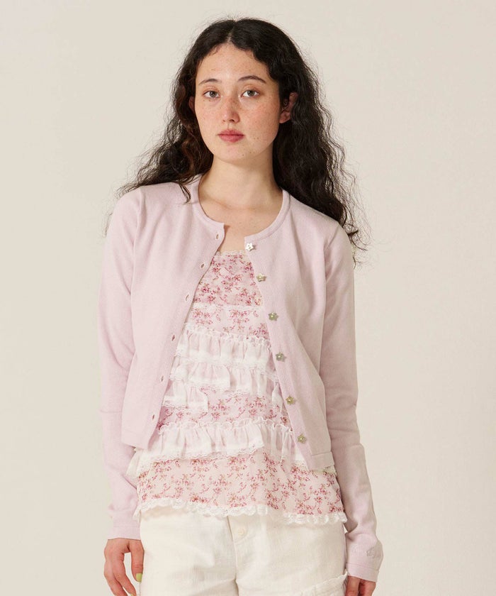 フリル/」チュニック/キャミ/花柄