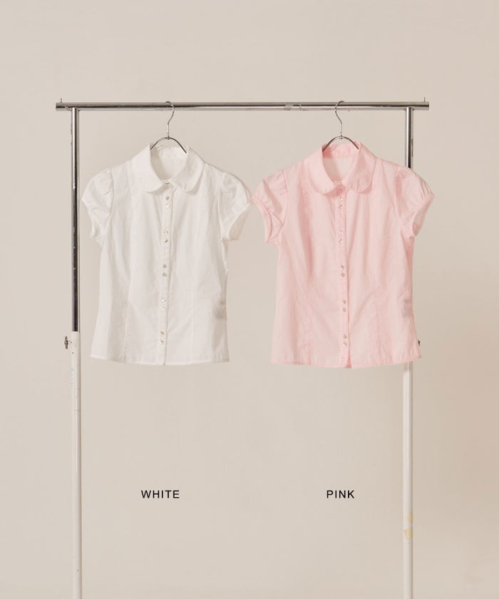 トップス/シャツ/ブラウス/コンパクト キャップスリーブ ブラウス TINA：JOJUN